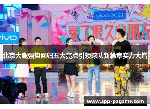 北京大腿强势回归五大亮点引领球队新篇章实力大增